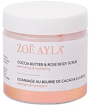 Духи, Парфюмерия, косметика Скраб для тела - Zoe Ayla Cocoa Butter & Rose Body Scrub