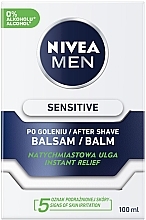 Набір - NIVEA MEN Sensitive Collection (sh/gel/250ml + ash/balm/100ml + foam/200ml) — фото N3