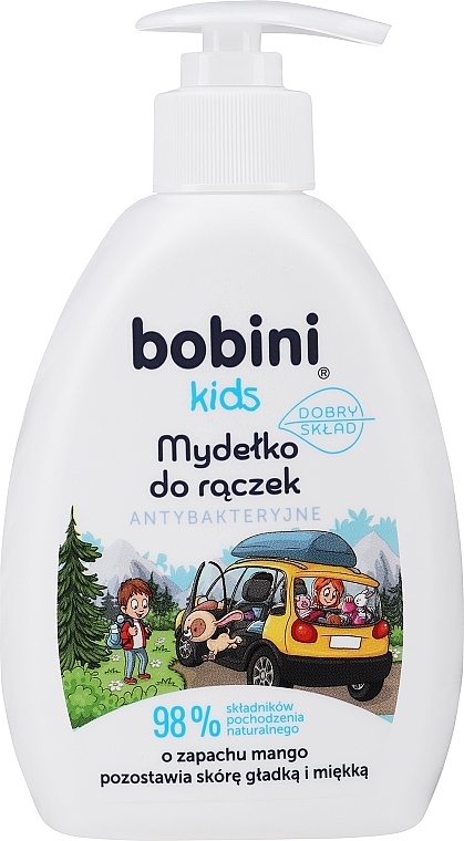Антибактеріальне мило для рук з ароматом манго - Bobini Kids — фото N1