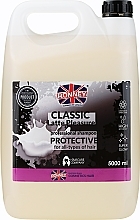 Шампунь з протеїном для всіх типів волосся - Ronney Classic Latte Pleasure Protective Shampoo — фото N2