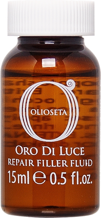 Восстанавливающий флюид-филлер - Barex Italiana Olioseta Oro Di Luce Repair Filler Fluid — фото N1