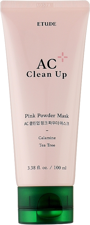 Маска для проблемної шкіри обличчя з рожевою глиною - Etude House AC Clean Up Pink Powder Mask — фото N1