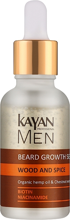 Сироватка для зросту бороди - Kayan Professional Men Beard Growth Serum — фото N1