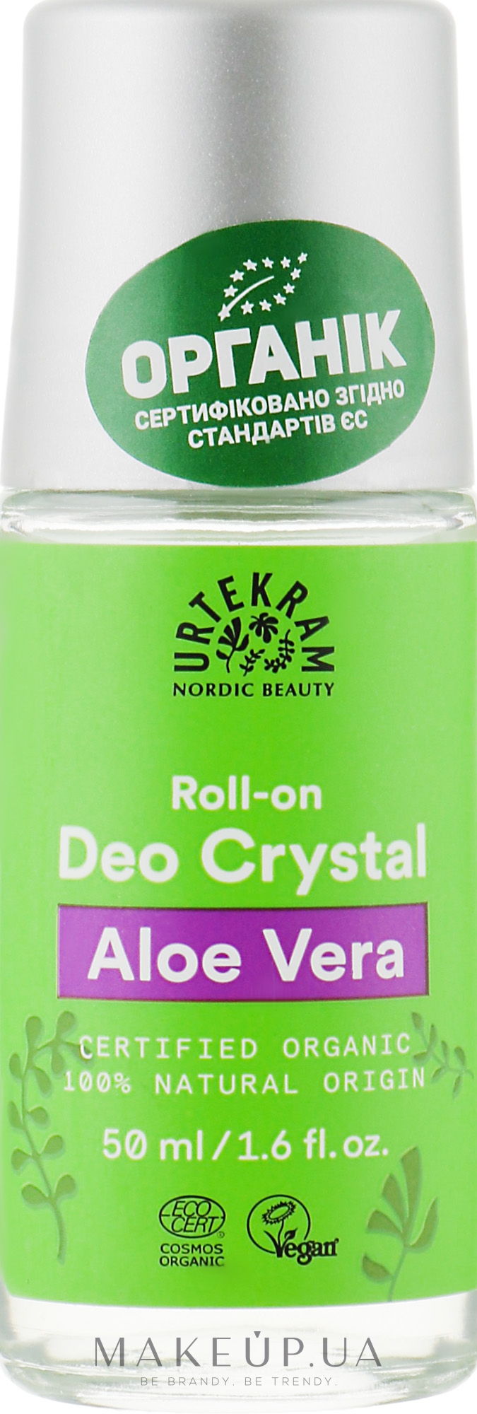 Роликовый дезодорант "Алоэ вера" - Urtekram Deo Crystal Aloe Vera — фото 50ml