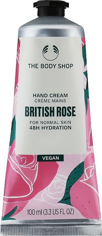 Крем для рук "Британська троянда" - The Body Shop Hand Cream British Rose — фото N4