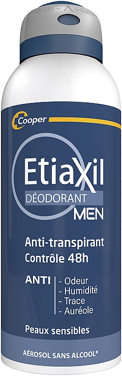 Антиперспирант-аэрозоль мужской - Etiaxil Men Antiperspirant Deodorant Protection 48H Aerosol