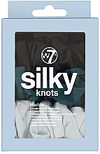 Набор резинок для волос, 3 шт - W7 Cosmetics Silky Knots Marine — фото N1