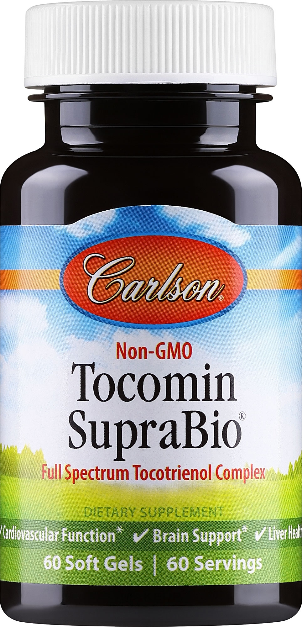 Харчова добавка для підтримки серцево-судинної системи - Carlson Labs Tocomin SupraBio — фото 60шт