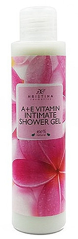 Гель для інтимної гігієни з вітамінами - Hristina Cosmetics Intimate Shower Gel With Vitamins A+E — фото N1