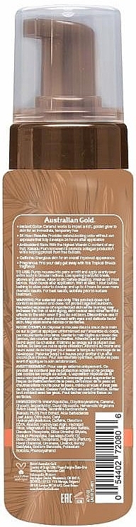Мус для автозасмаги - Australian Gold Instant Sunless Mousse — фото N2