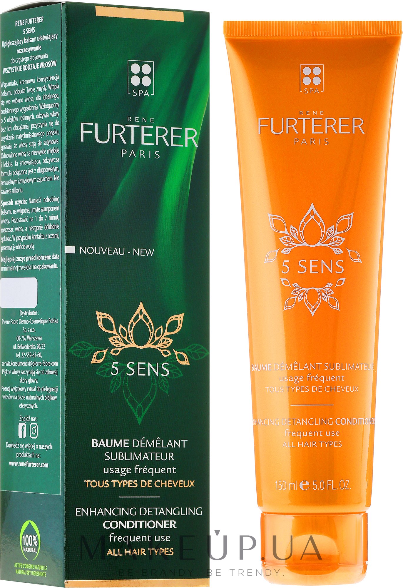 Кондиціонер для волосся - Rene Furterer 5 Sens Enhancing Detangling Conditioner — фото 150ml