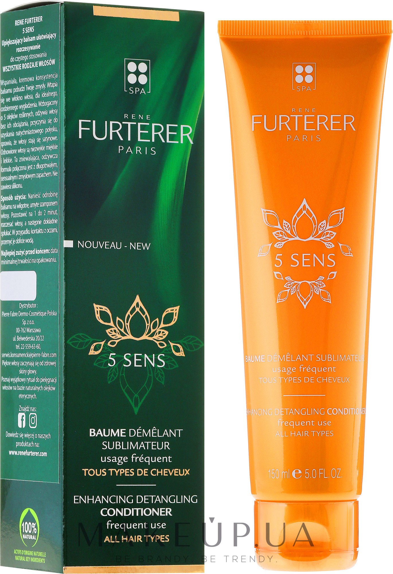 Кондиционер для волос - Rene Furterer 5 Sens Enhancing Detangling Conditioner — фото 150ml