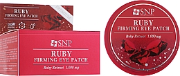 Гидрогелевые патчи под глаза - SNP Ruby Firming Eye Patch — фото N2