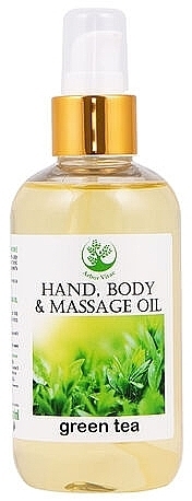 Олія масажна "Зелений чай" - Arbor Vitae Massage Oil — фото N1