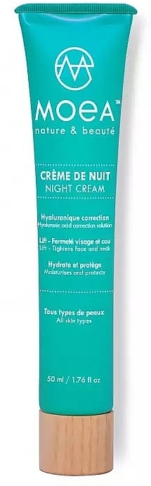 Ночной крем для лица - Moea Hyaluronic Correction Night Cream — фото N1