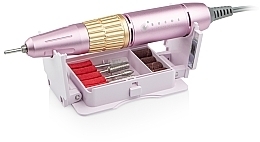 Фрезер для манікюру та педикюру, рожевий - Bucos Nail Drill X3 Pro Light Pink — фото N2