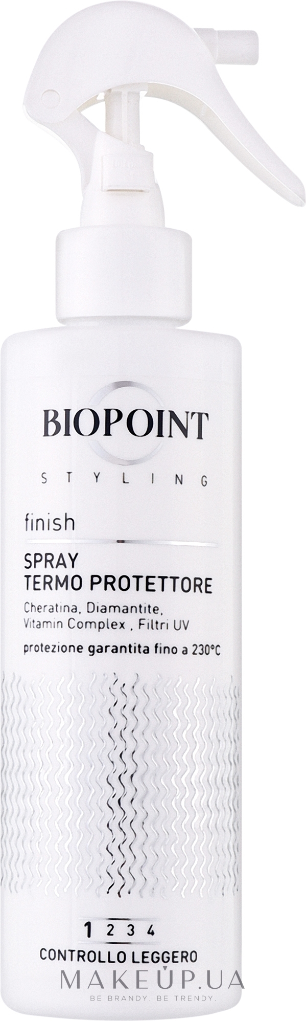 Спрей для волосся з термозахистом - Biopoint Haarspray Thermo-Schutz Finish — фото 200ml