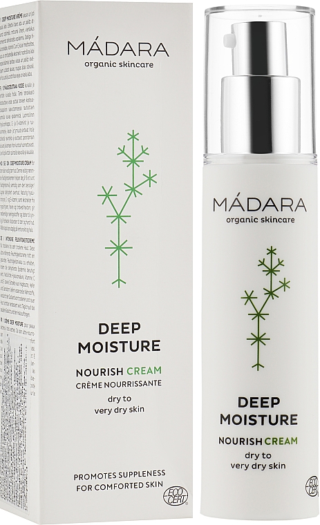 Крем для глубокого увлажнения кожи лица - Madara Cosmetics EcoFace — фото N2