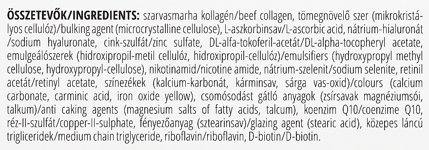 Пищевая добавка с коллагеном и гиалуроновой кислотой - Helia-D Beauty Vitamins Collagen & Hyaluronic Acid — фото N5