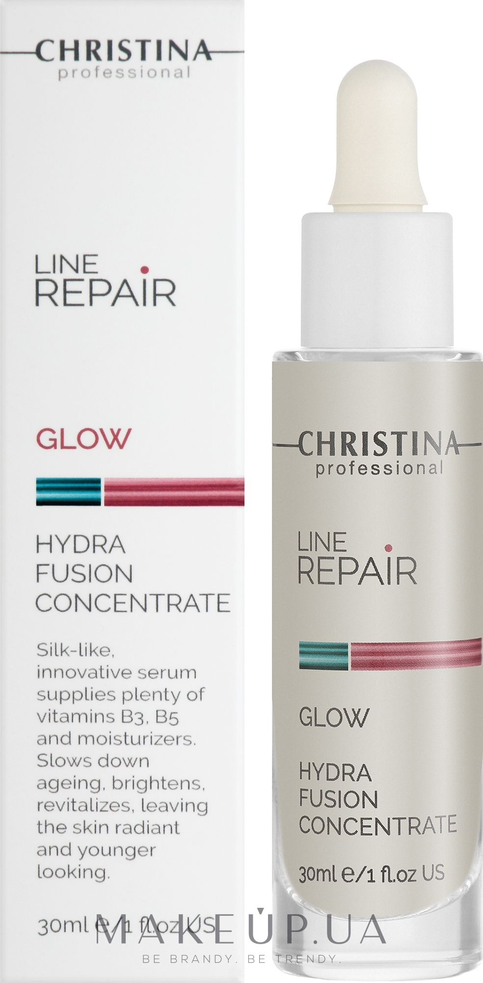 Зволожувальний концентрат для обличчя - Christina Line Repair Glow Hydra Fusion Concentrate — фото 30ml
