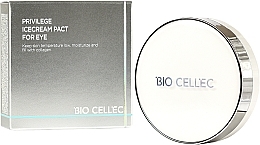 Омолоджувальний засіб для очей з колагеном у кушоні, кришечка молочного кольору - Bio Cellec Privilege IceCream Pact For Eye — фото N2