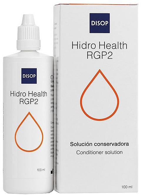 Кондиционер для промывки и хранения линз после очистки с RGP1, 100 мл - Disop Hidro Health RGP2 Conditioner Solution