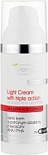 Духи, Парфюмерия, косметика Легкий крем тройного действия с кислотами AHA и PHA - Bielenda Professional Face Program Light Cream With Triple Action