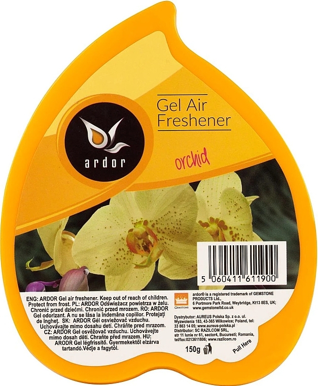 Гелевий освіжувач повітря "Орхідея" - Ardor Gel Air Freshener Orchid — фото N1