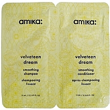 Духи, Парфюмерия, косметика Набор пробников - Amika Velveteen Dream Mini Set (sh/10ml + cond/10ml)