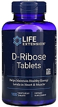 Харчові добавки "D-рибоза" у таблетках - Life Extension D-Ribose Tablets — фото N1