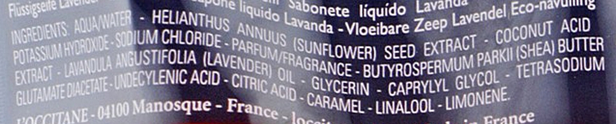 Мило рідке "Лаванда" - L'Occitane Lavande Liquid Soap (дой-пак) — фото N3