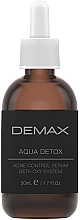 Детокс сироватка для проблемної шкіри - Demax Aqua Detox Acne Control Serum Beta-Oxy System — фото N1