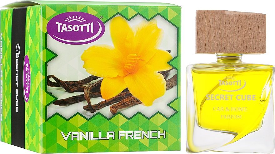 Ароматизатор спрей-корок для авто "Ванільний френч" - Tasotti Secret Cube Vanilla French — фото N2