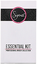Набір пензлів для макіяжу, 12 шт. - Sigma Beauty Essential Brush Set — фото N1