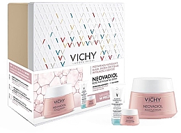 Духи, Парфюмерия, косметика Набор - Vichy Neovadiol Rose Platinum Day Xmas 2021 (day/cr/50ml + f/gel/100ml + night/cr/15ml)