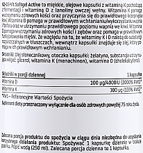 Вітамін K2 + D3 у желейних капсулах - Pharmovit Clean Label K2 + D3-Vit Softgel Active — фото N2