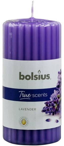 Ароматическая свеча "Лаванда", 120/58 мм - Bolsius True Scents Candle — фото N1