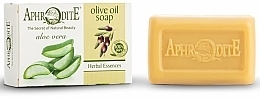 Парфумерія, косметика Оливкове мило з алое віра - Aphrodite Olive Oil Soap With Aloe Vera