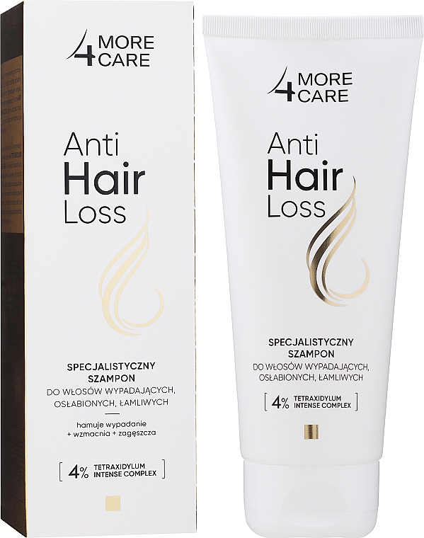 Шампунь для ослабленого, ламкого і випадаючого волосся - More4Care Anti Hair Loss — фото N1
