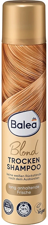 Сухий шампунь для світлого волосся - Balea Trockenshampoo Blond — фото N1