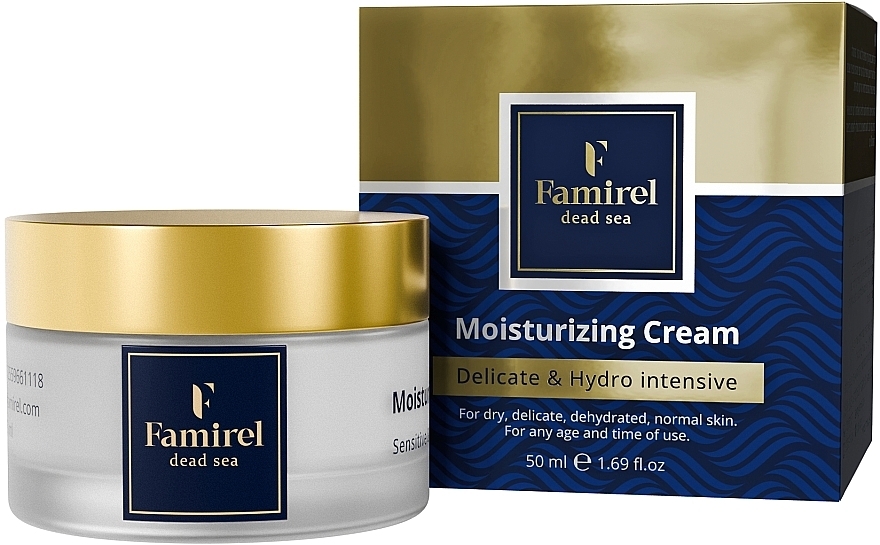 Деликатный увлажняющий крем для лица - Famirel Moisturizing Cream Delicate & Hydro Intensive