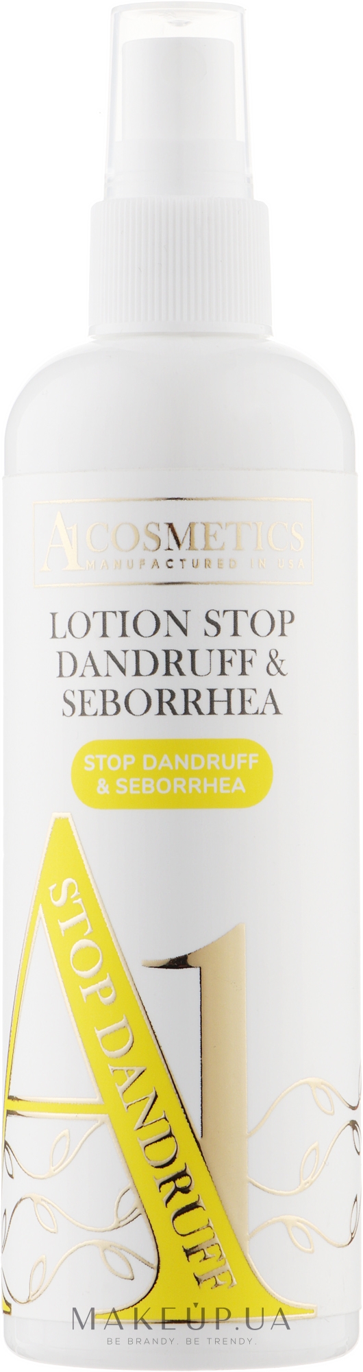 Лосьйон для волосся "Stop лупа й себорея" - A1 Cosmetics Lotion Stop Dandruff & Seborrhea — фото 150ml