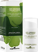 Крем для лица против купероза - Organic Series Anti-redness Cream Forte (мини) — фото N2