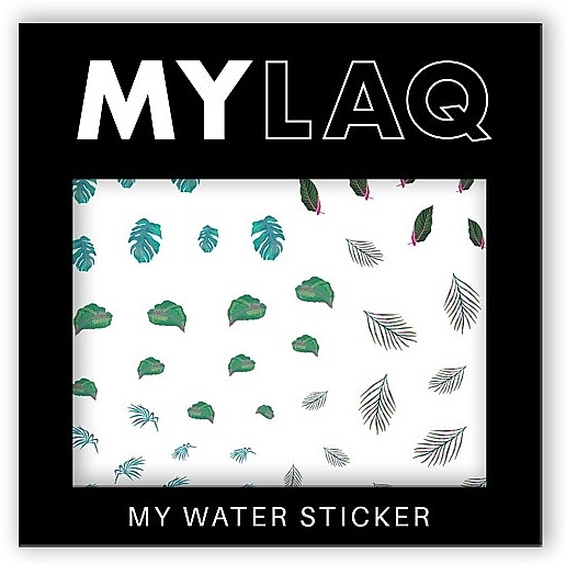 Наклейки для ногтей "Мой пастельный лист" - MylaQ My Water Sticker My Pastel Leaf — фото N1