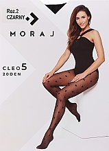 Духи, Парфюмерия, косметика Колготки "Cleo 5", 20 den, nero - Moraj