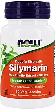 Силимарин, экстракт расторопши пятнистой - Now Foods Double Strength Silymarin Milk Thistle Extract — фото N9