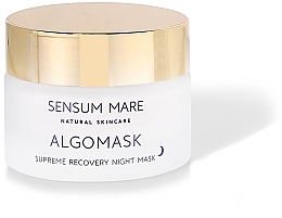 Гідростабілізувальна та регенерувальна нічна маска - Sensum Mare Algomask Supreme Recovery Night Mask — фото N1