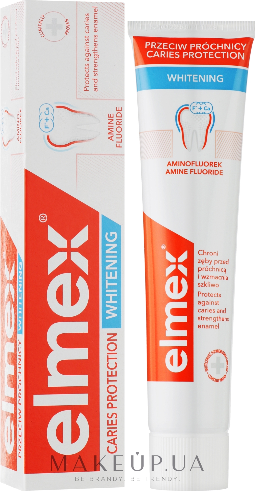 Зубна паста - Elmex Caries Protection Whitening Toothpaste — фото 75ml