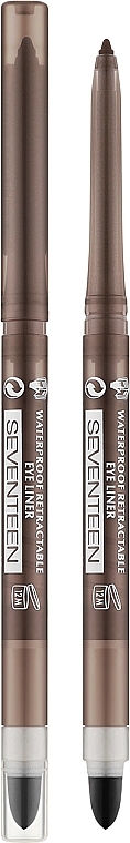 Механический водостойкий карандаш для глаз "Twist" - Seven7een Waterproof Retractable Eyeliner