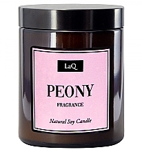 Парфумерія, косметика Натуральна соєва свічка "Півонія" - LaQ Peony Natural Soy Candle